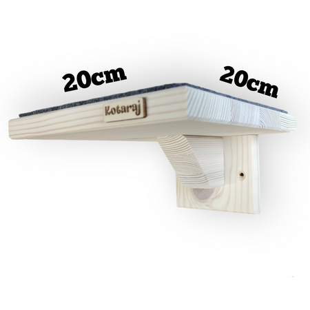 Półka schodek dł.20 cm dla kota