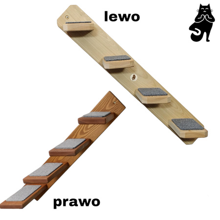 Legowisko i schodki dla kota - zestaw