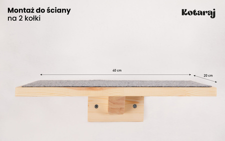 Półka dł.40 cm dla kota