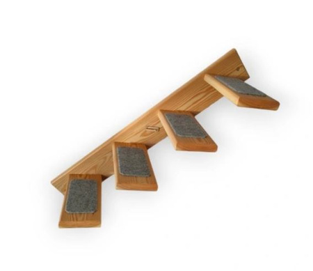 Legowisko, schodki, drapak dla kota - zestaw