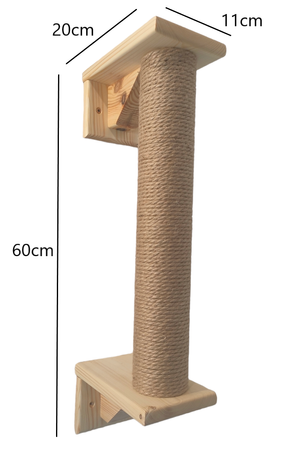 Drapak ścienny dla kota 1 słupek