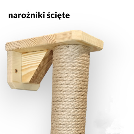 Drapak ścienny dla kota 1 słupek 80cm