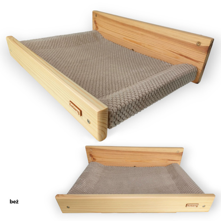 Legowisko i schodki dla kota - zestaw